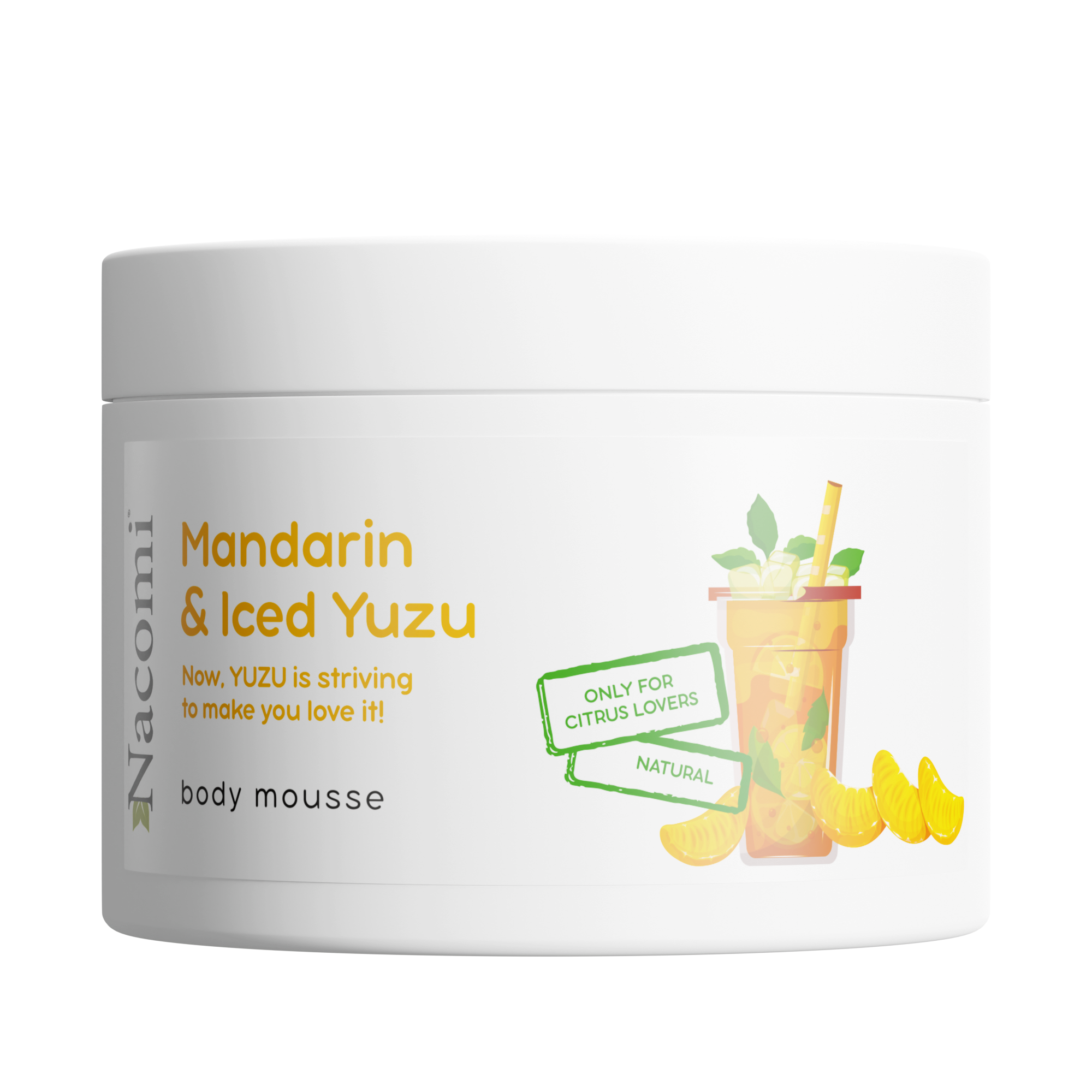 Мусс для тела Nacomi Mandarin&Iced Yuzu, 180 мл
