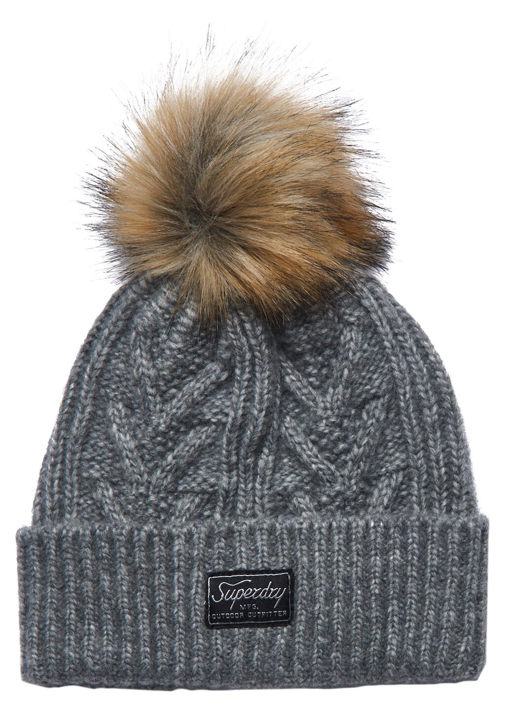 

Шапка LUX Superdry, цвет soft grey marl