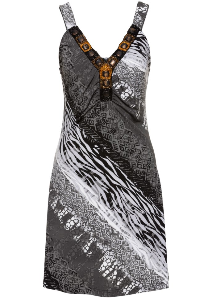 Летнее платье-рубашка Bodyflirt Boutique, черный платье bodyflirt летнее 42 44 размер