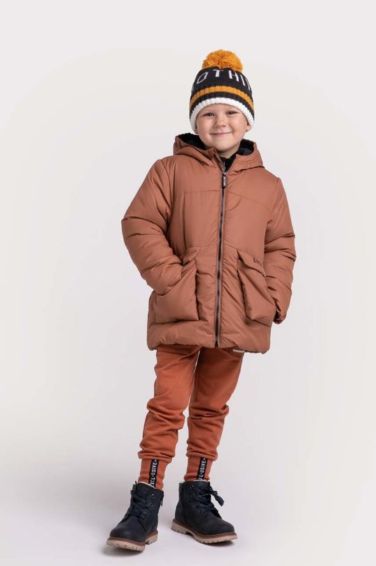 Куртка для мальчика Coccodrillo, коричневый куртка для мальчика coccodrillo размер 152 цвет разноцветный