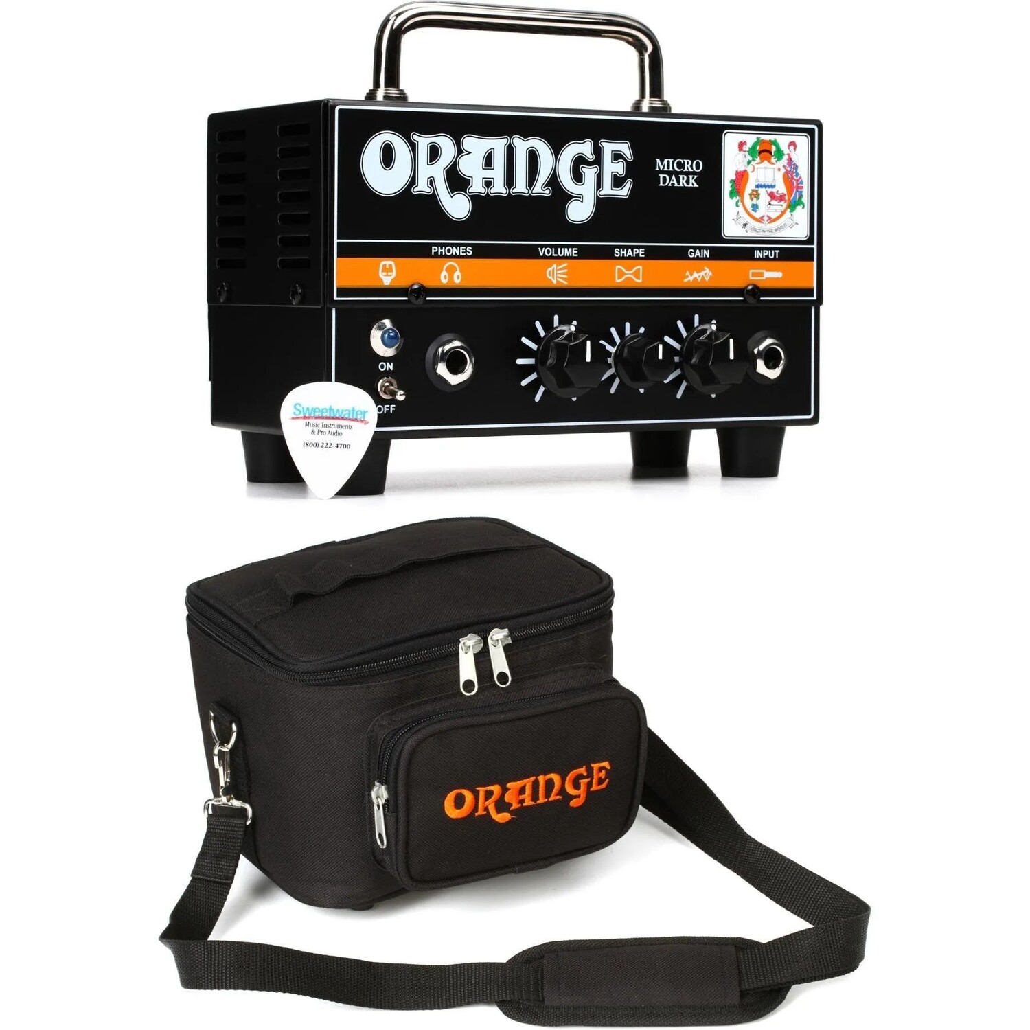

Новая гибридная головка Orange Micro Dark мощностью 20 Вт с сумкой для переноски