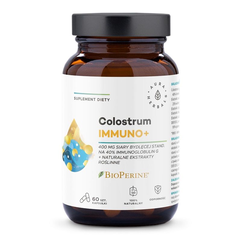 

Препарат, укрепляющий иммунитет Colostrum Immuno + BioPerine, 60 шт