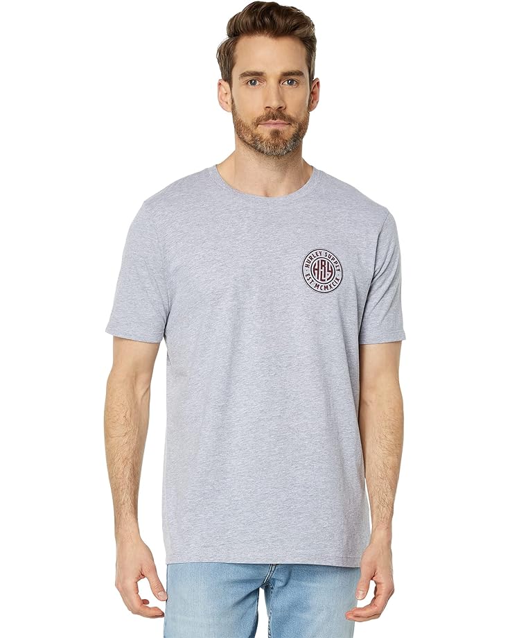 

Футболка Hurley Emblem Short Sleeve Tee, цвет Dark Grey Heather