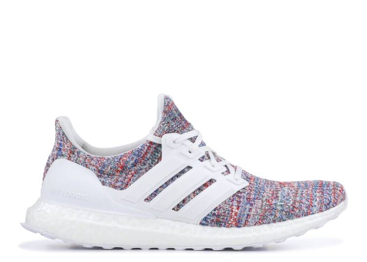 

Кроссовки Adidas ULTRABOOST 4.0 'WHITE MULTICOLOR', белый, Белый;серый