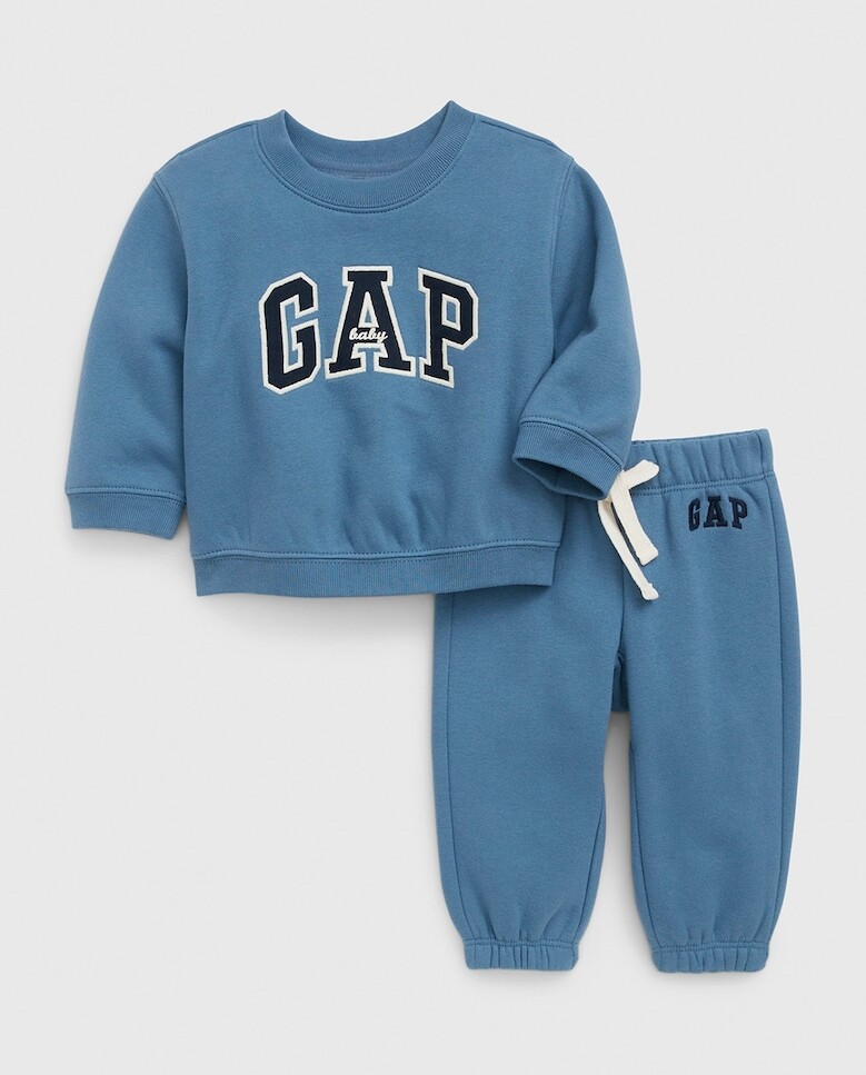 

Спортивный комплект с длинными рукавами для мальчика Gap, синий
