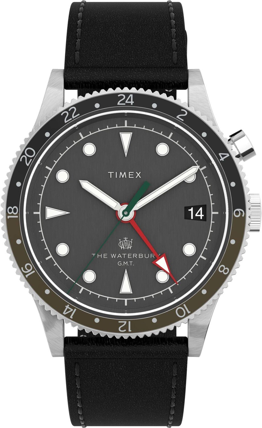 

Часы 39 mm Waterbury Traditional GMT Timex, черный