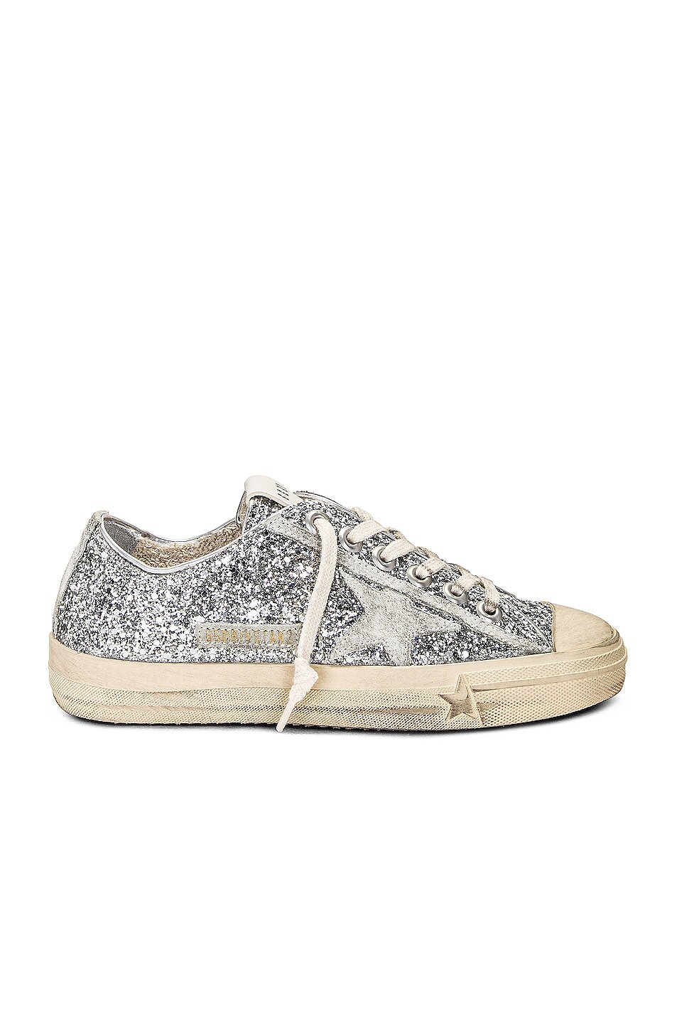 

Кроссовки Golden Goose V-Star 2, цвет Silver & Ice