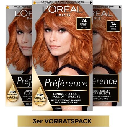 

L'Oréal Paris Préférence 7.4 Медный блондин