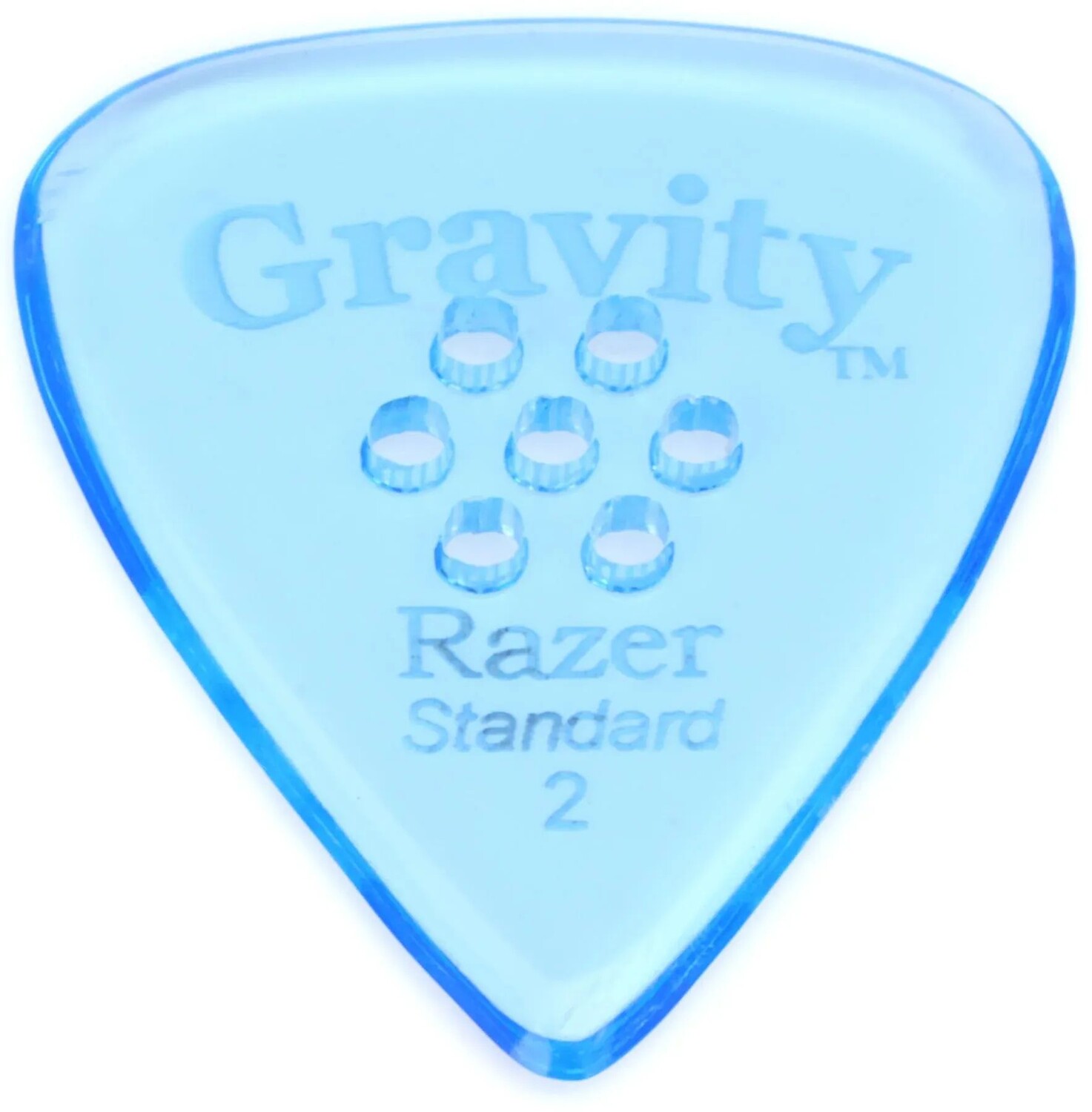 

Gravity Picks Razer — стандартный размер, 2 мм, с ручкой с несколькими отверстиями