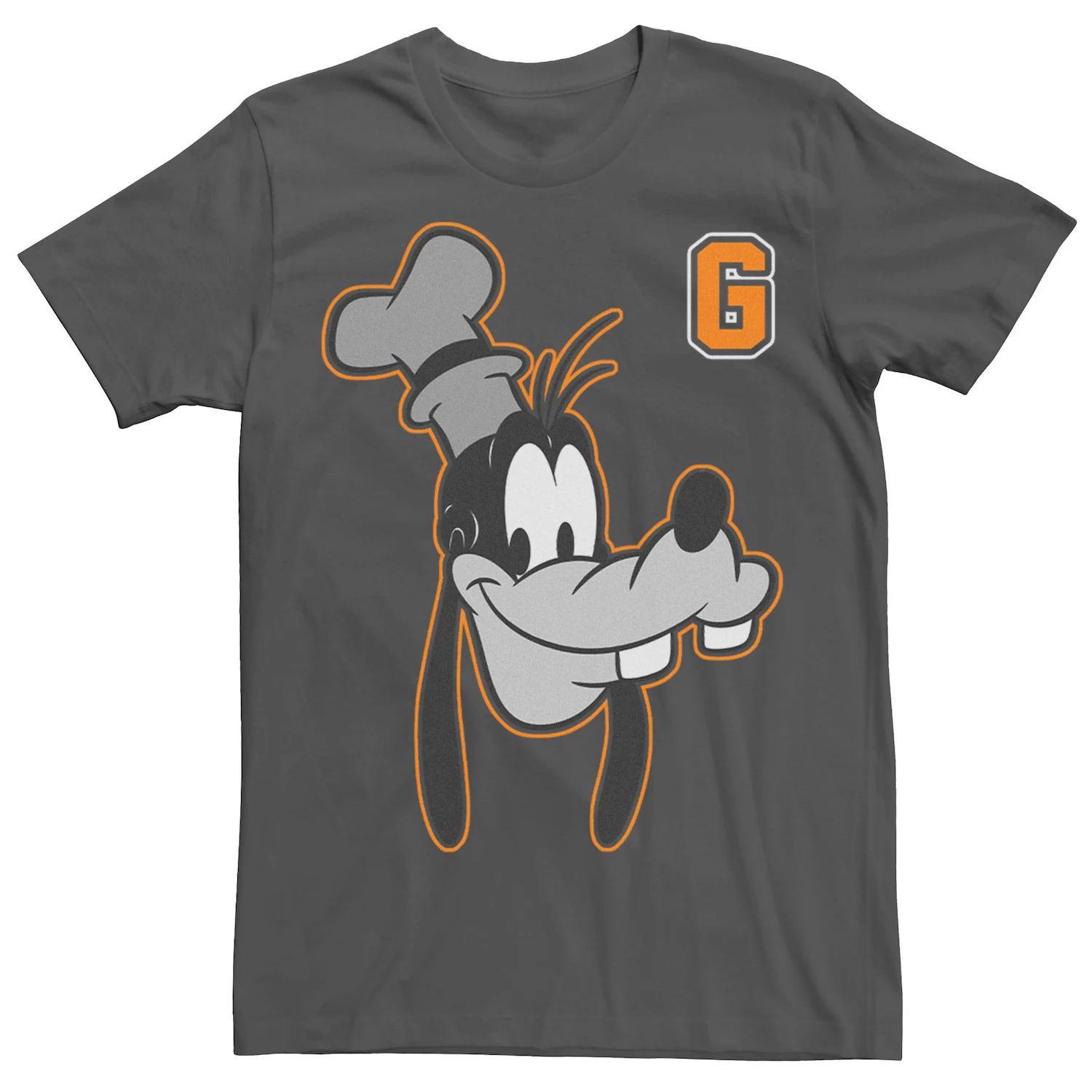 Мужская футболка Goofy Varsity с надписью и портретом Disney фото
