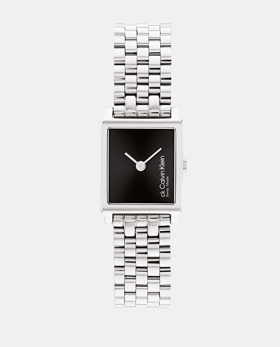 Женские часы из стали Swiss Made 25000001 Calvin Klein, серебро женские двустрелочные часы из нержавеющей стали серебристого цвета 34 мм tommy hilfiger
