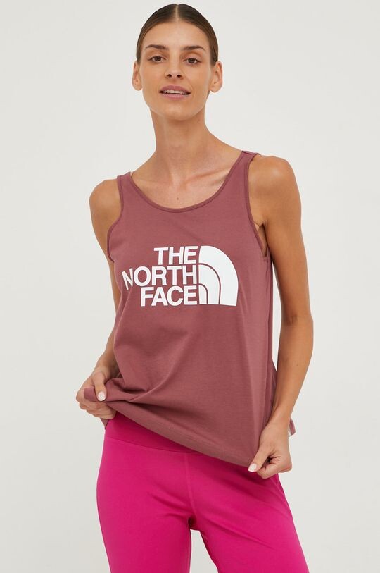 

Хлопковый топ North Face The North Face, розовый