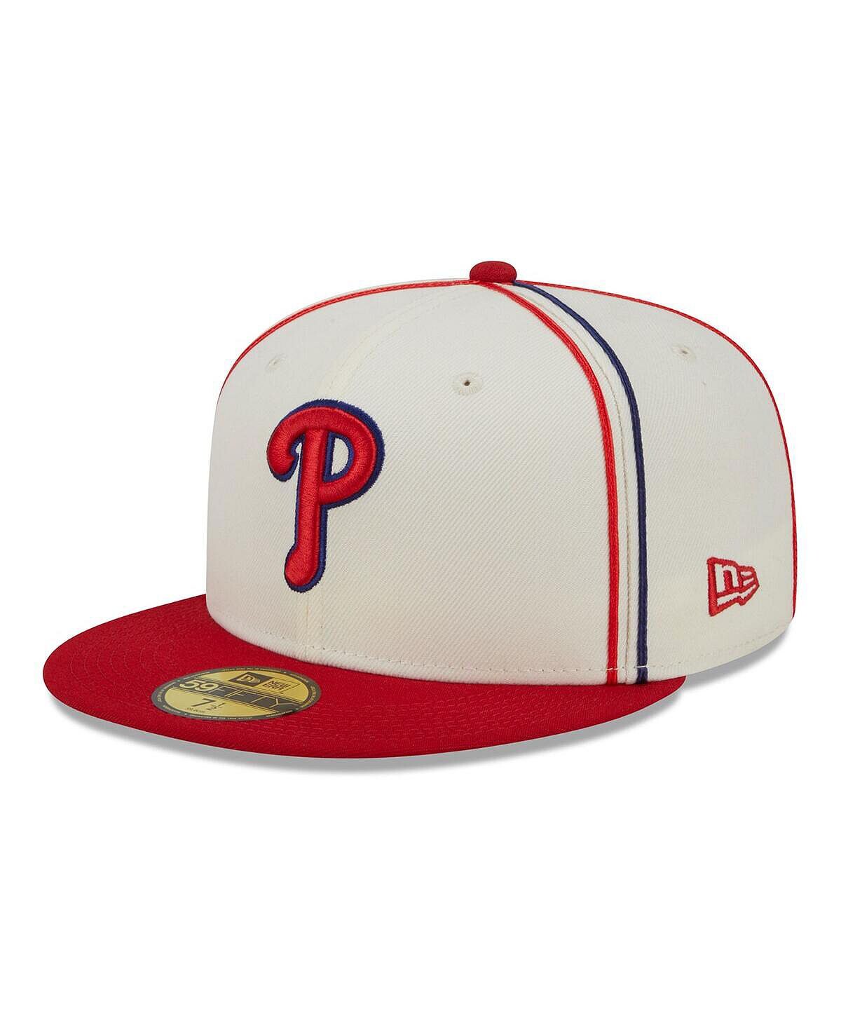 

Мужская кремовая, красная шляпа Philadelphia Phillies Chrome Sutash 59FIFTY. New Era