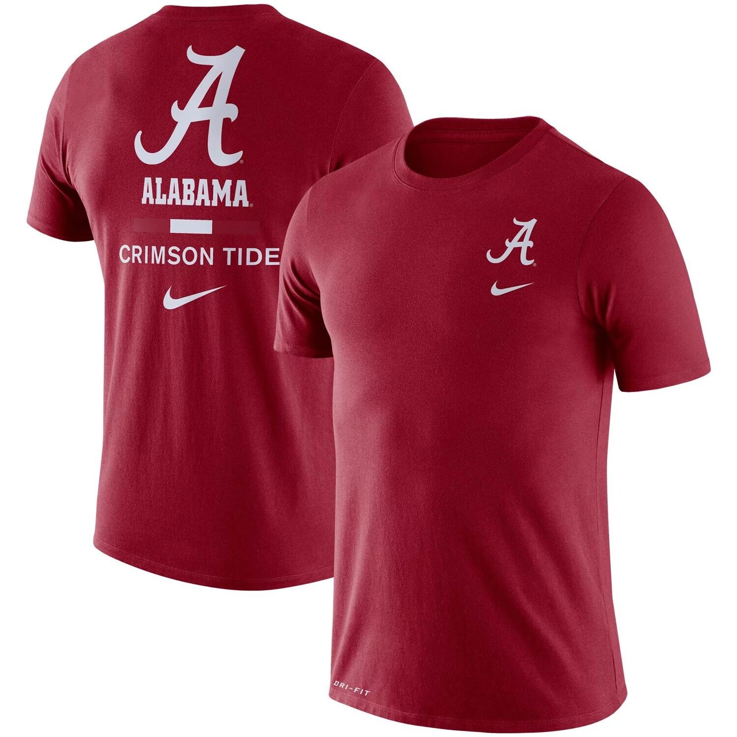 

Мужская футболка Crimson Alabama Crimson Tide DNA с логотипом Performance Nike