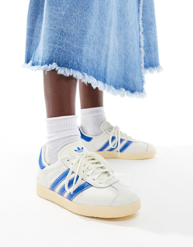 

Adidas Originals - Gazelle - Сине-белые кроссовки