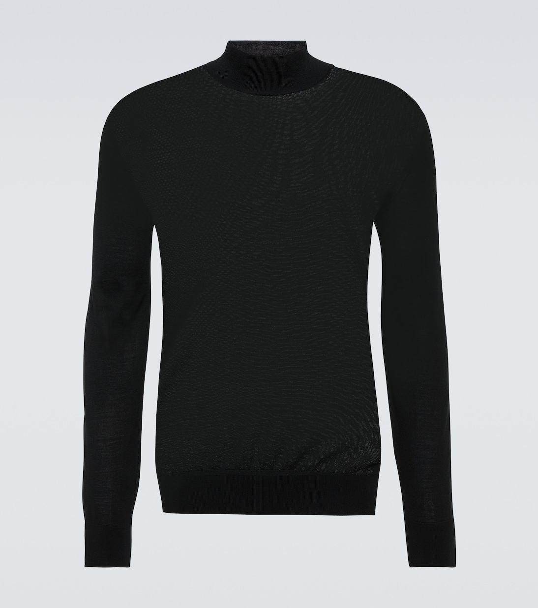 Шерстяной свитер Zegna, черный