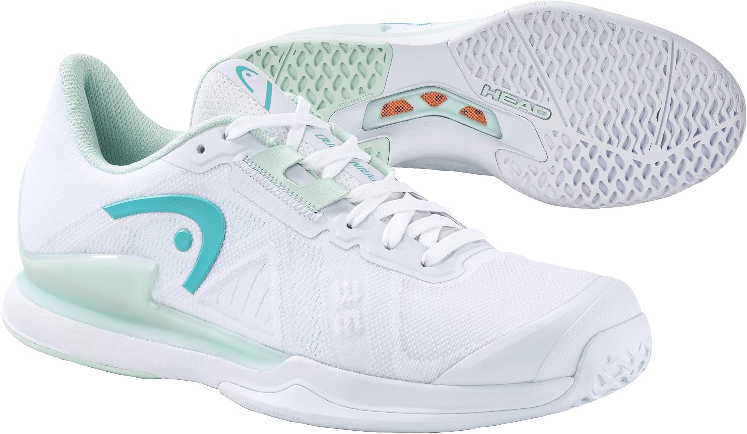 

Кроссовки Sprint Pro 3.5 Tennis Shoes HEAD, цвет White/Aqua, Белый