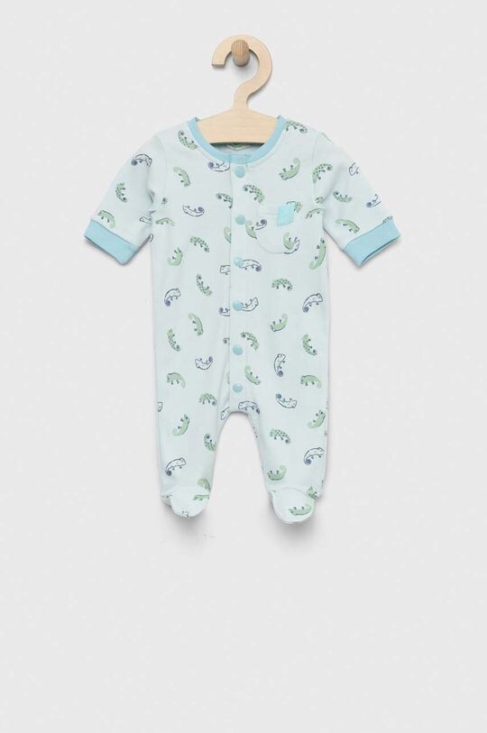 

Хлопковый детский комбинезон United Colors of Benetton, синий