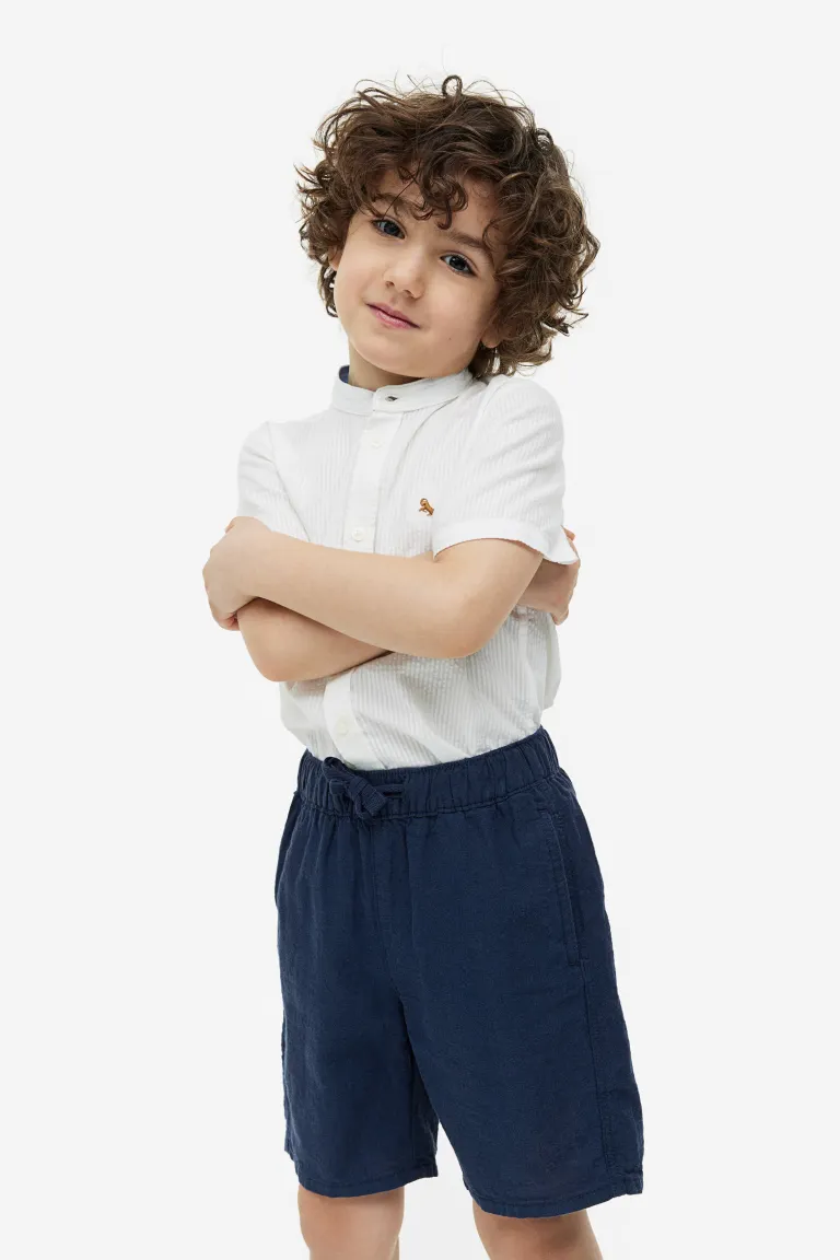 

Шорты на резинке H&M, синий