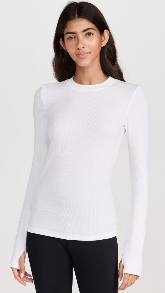 

Футболка Splits59 Louise Rib Long Sleeve, белый