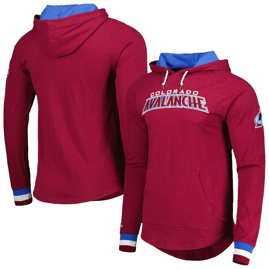 

Футболка с длинным рукавом Mitchell & Ness Colorado Avalanche, бордовый