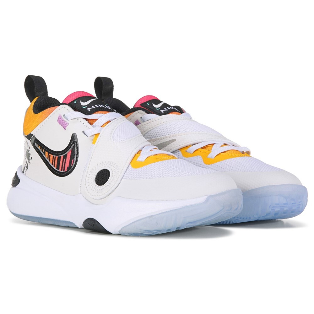 

Баскетбольные кроссовки Kids' Hustle 11 Little Kid Nike, белый