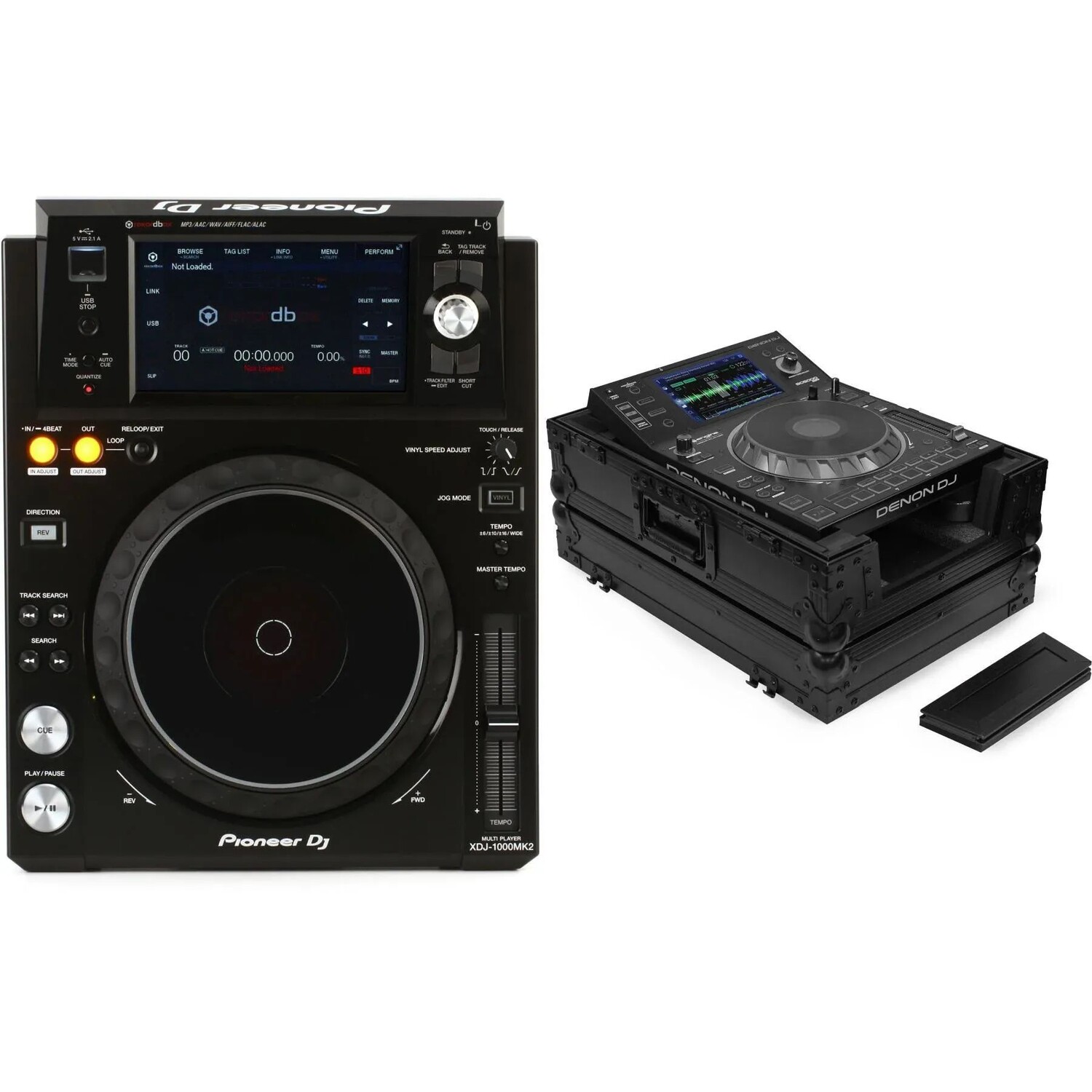 

Медиаплеер Pioneer DJ XDJ-1000MK2 Digital Performance DJ и жесткий футляр Odyssey — черный