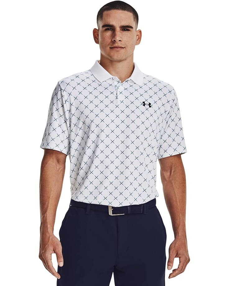 

Поло Under Armour Golf Performance 3.0 Novelty, белый