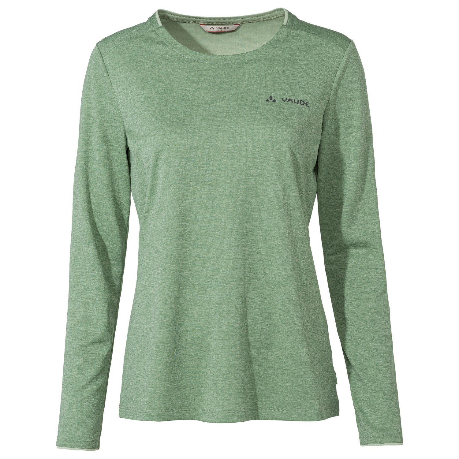 Функциональная рубашка Vaude Women's Essential L/S T Shirt, цвет Willow Green женская футболка влюбленные на велосипеде s черный