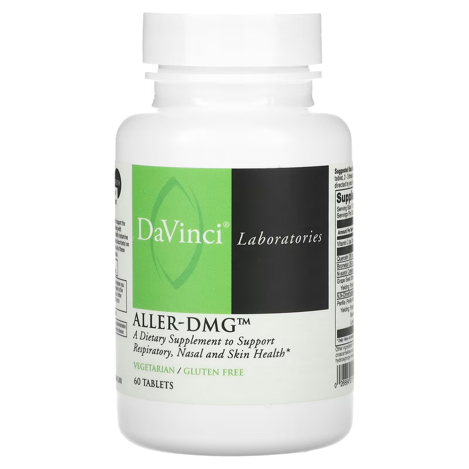 Пищевая добавка DaVinci Laboratories of Vermont Aller-DMG, 60 таблеток