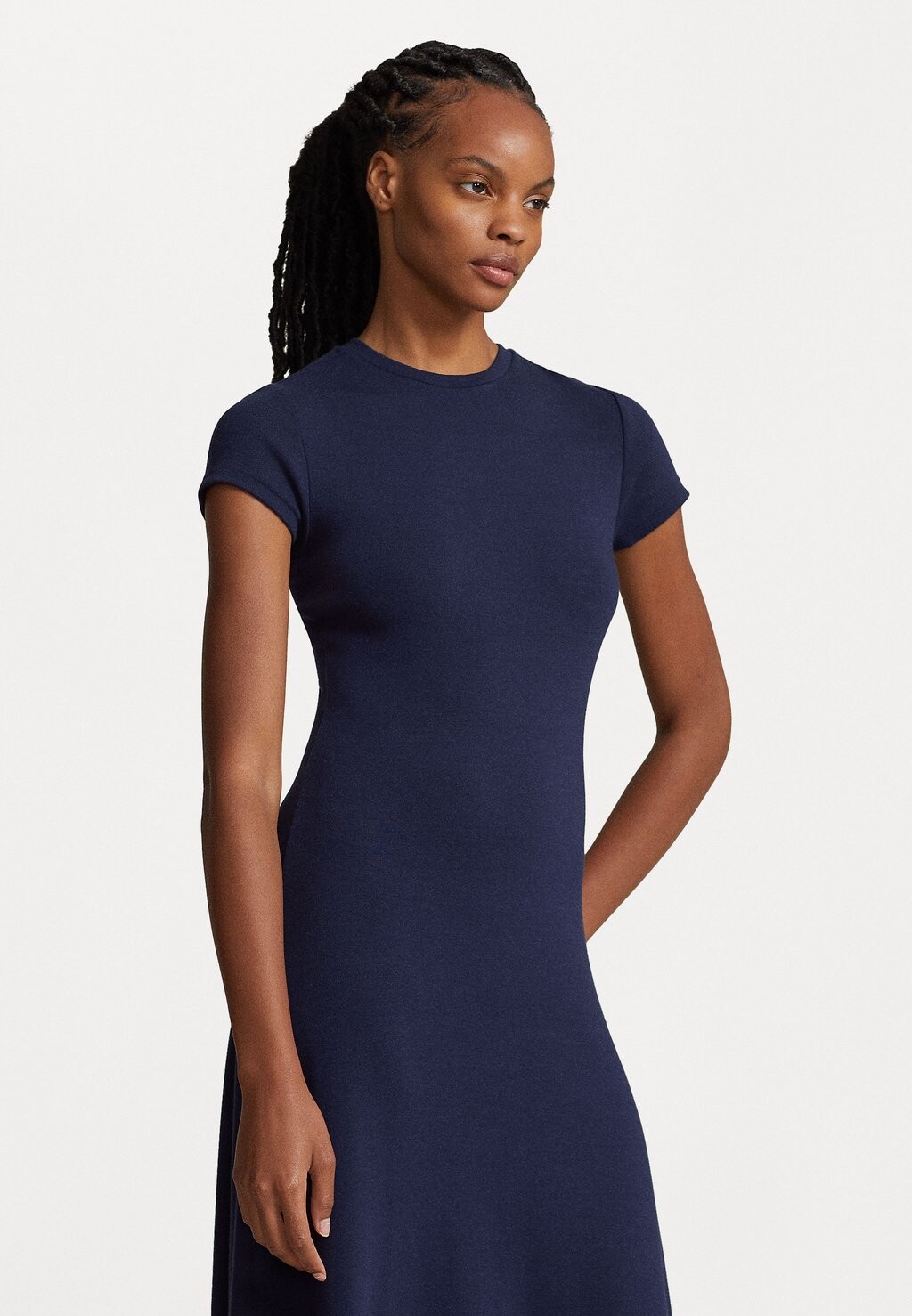 

Платье из джерси Short Sleeve Day Dress Polo Ralph Lauren, цвет cruise navy