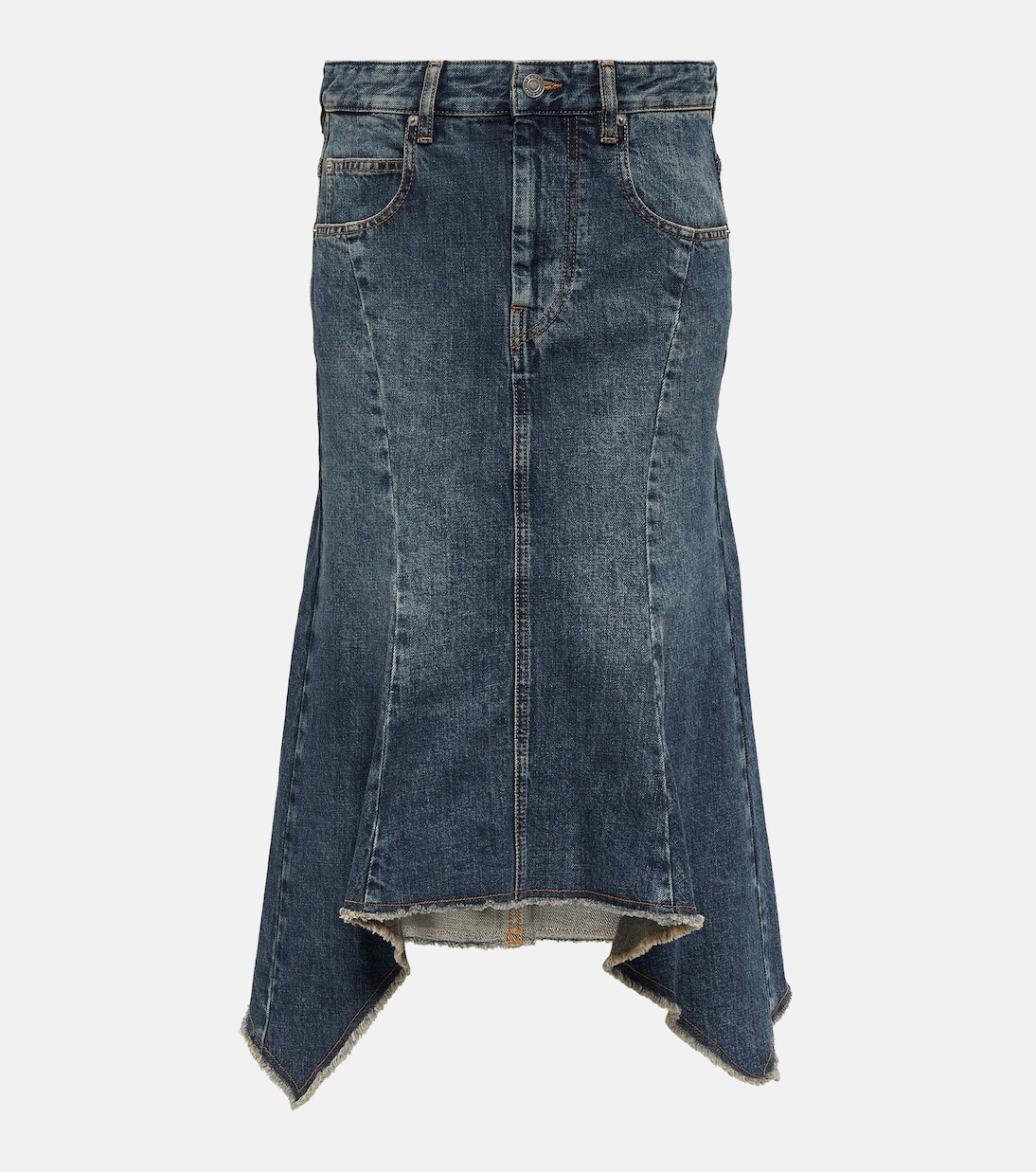 

Джинсовая юбка миди nyda Isabel Marant, синий