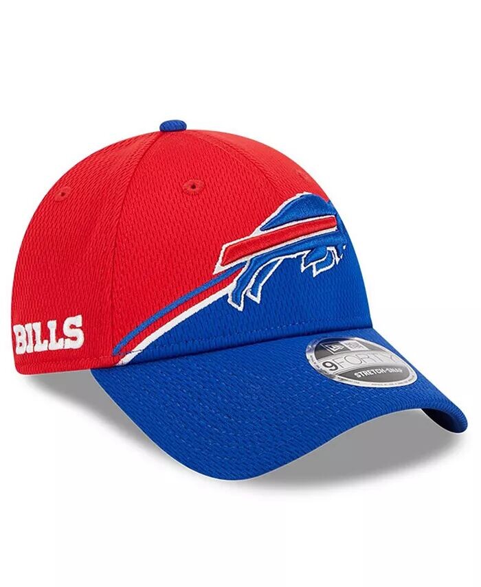 

Мужская красная регулируемая шляпа Royal Buffalo Bills 2023 Sideline 9FORTY New Era, красный