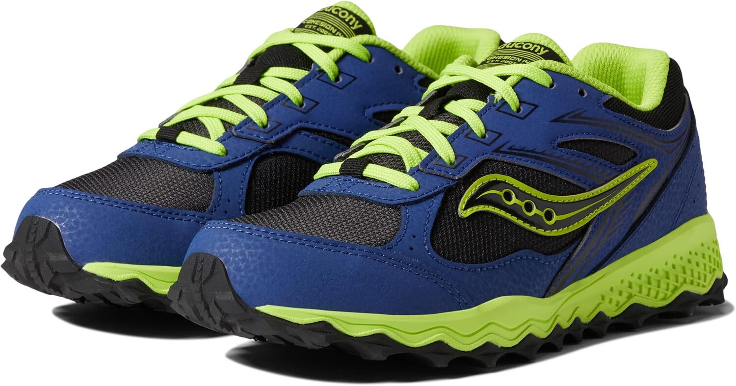 

Кроссовки Saucony Kids Cohesion TR14 LTT Trail Running Shoe Saucony Kids, цвет Blue/Black/Green
