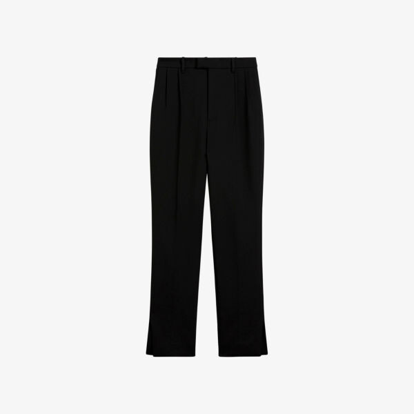 

Брюки-сигареты Frittat средней посадки из эластичной ткани Ted Baker, черный