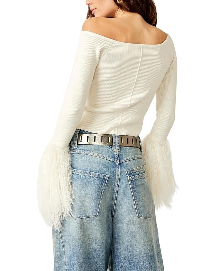 

Свитер Free People Marilyn Pullover, слоновая кость