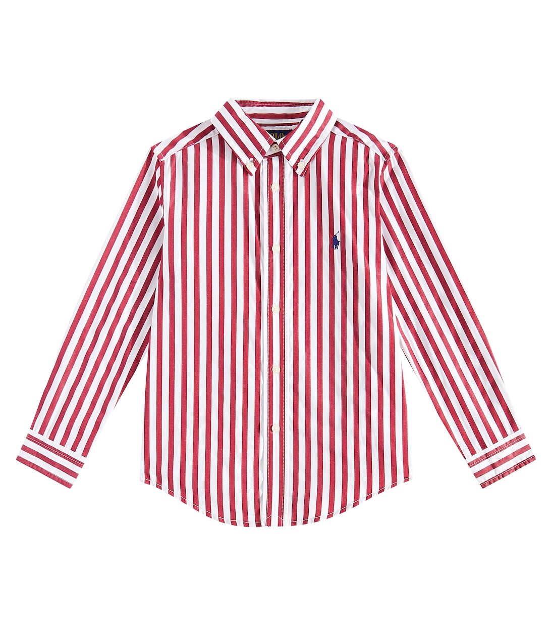 

Полосатая хлопковая рубашка Polo Ralph Lauren, мультиколор