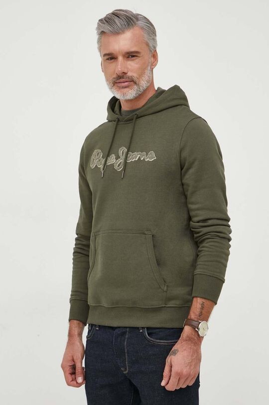 

Толстовка RYAN из хлопка Pepe Jeans, зеленый