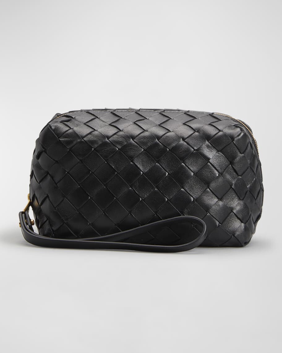 

Косметичка Intrecciato из кожи ягненка Bottega Veneta