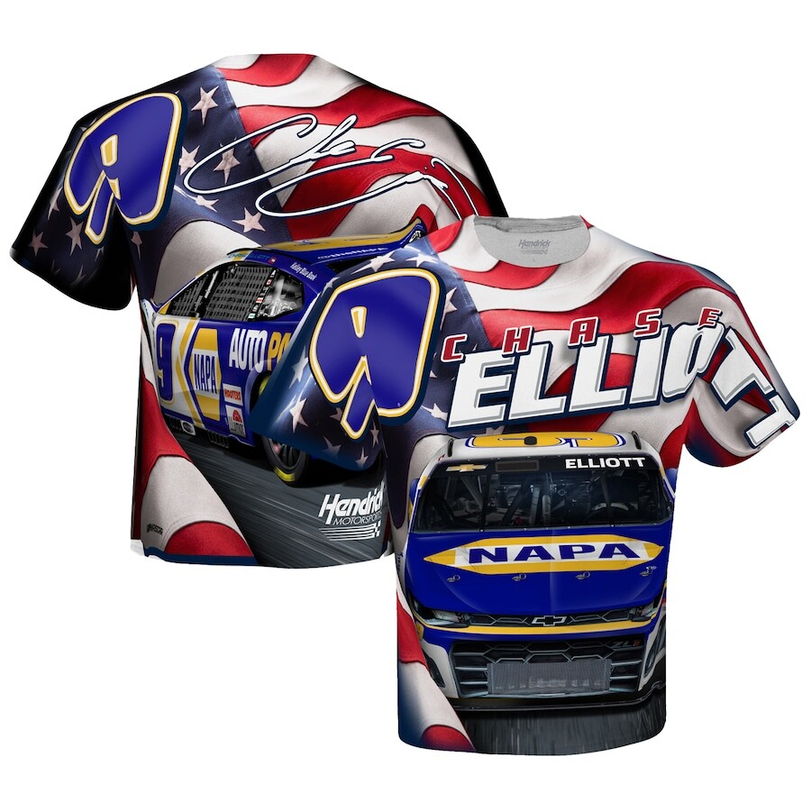 

Футболка с коротким рукавом Hendrick Motorsports Team Collection Chase Elliott, белый