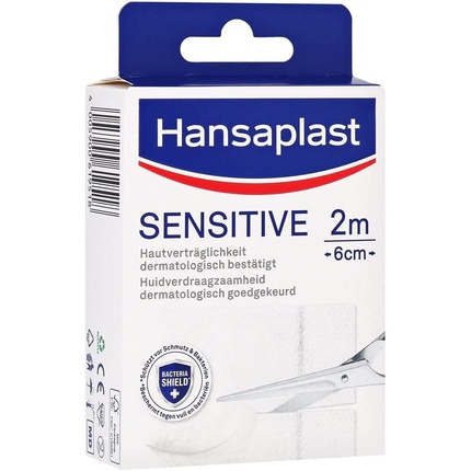Гипоаллергенный пластырь Hansaplast Sensitive 6см х 2м Beiersdorf