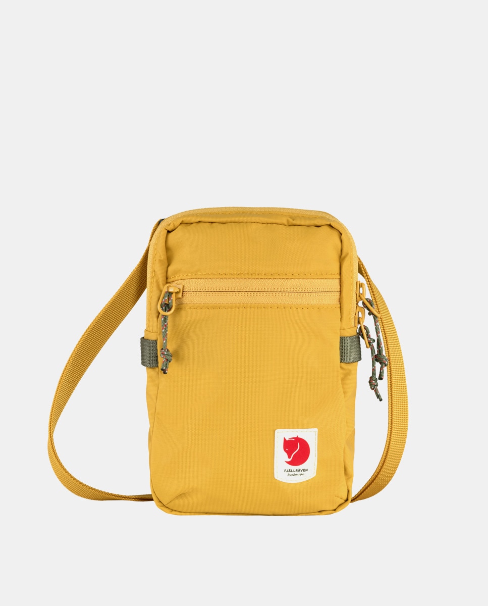 Маленькая сумка через плечо High Coast из переработанного нейлона цвета охры с застежкой-молнией Fjällräven, желтый