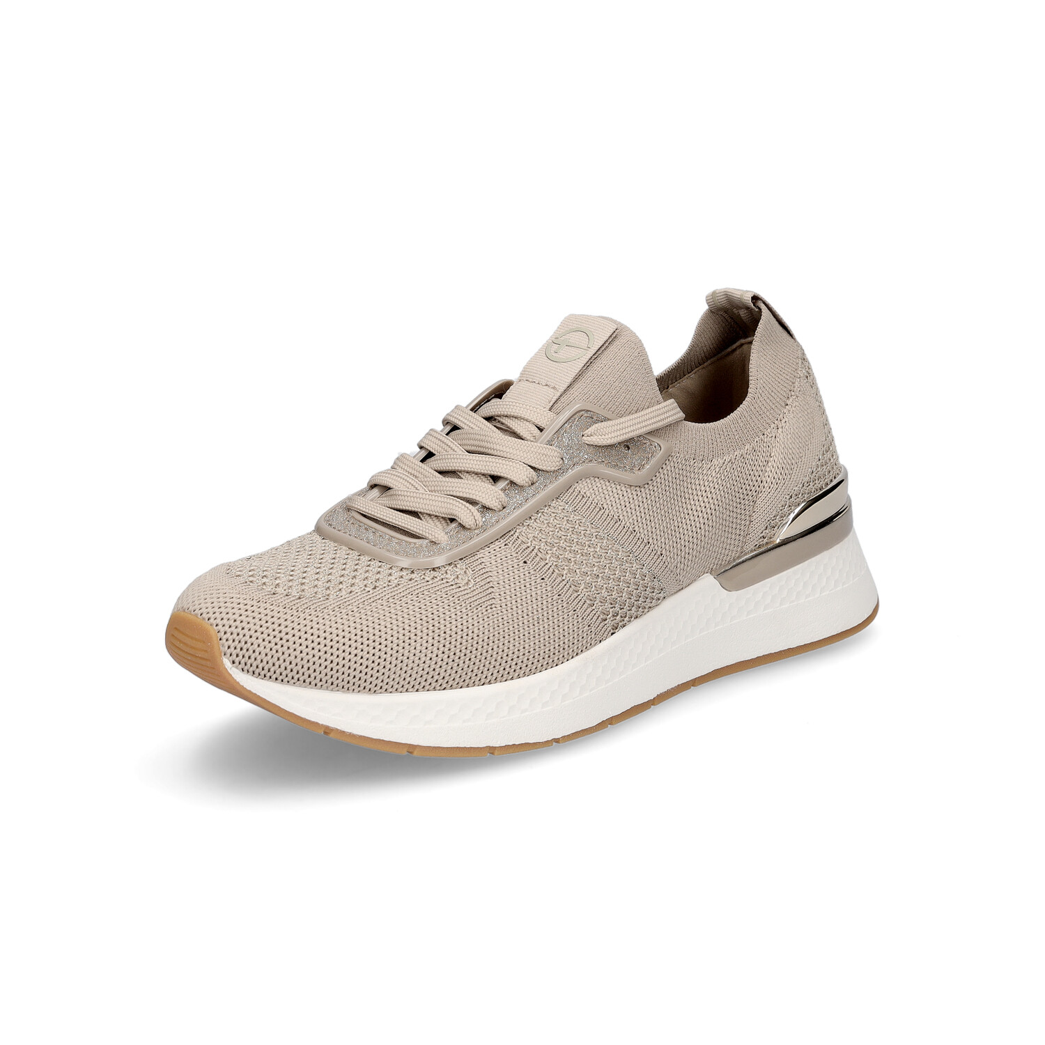 

Кроссовки Tamaris Strick Sneaker, бежевый