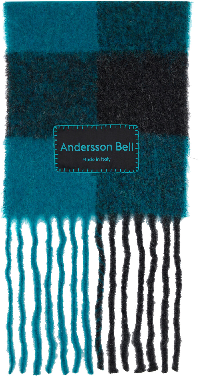 

Синий и черный шарф Billy Andersson Bell
