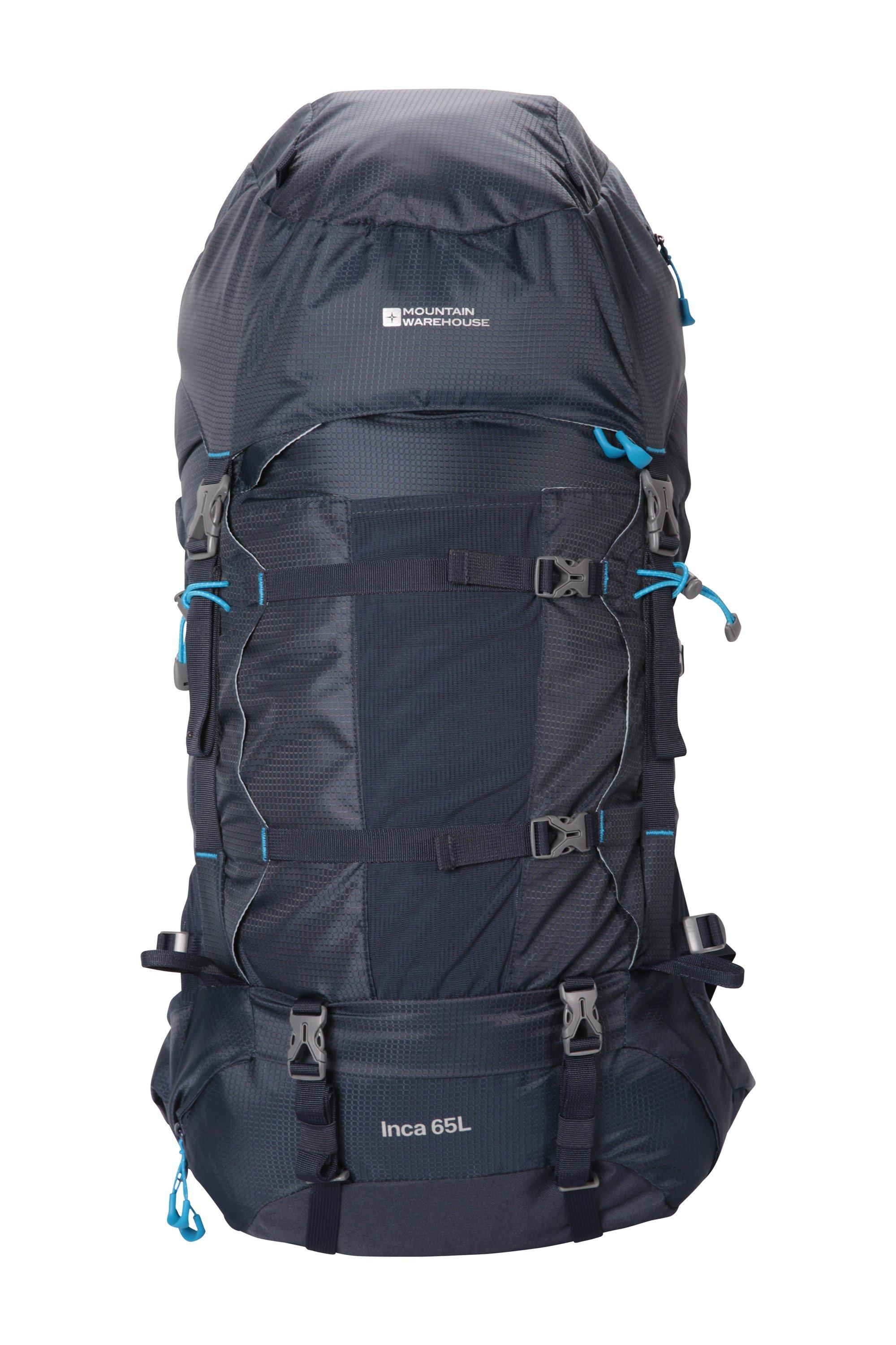 Большой рюкзак объемом 65 л для путешествий, походов и кемпинга Mountain Warehouse, синий большой рюкзак grand price для путешествий походов кемпинга 60л черный