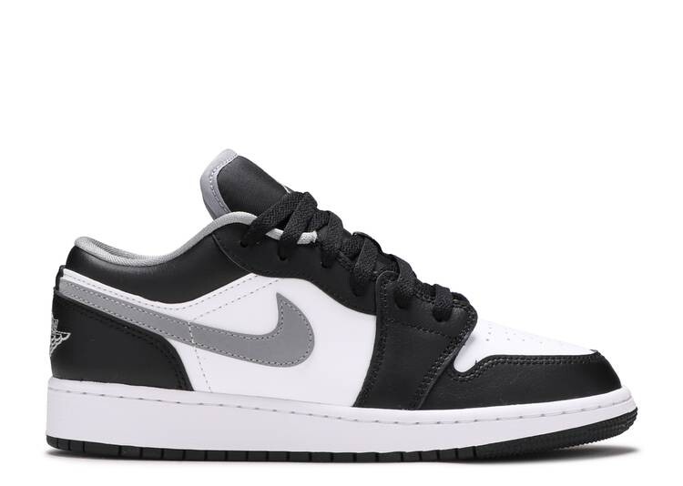 

Кроссовки AIR JORDAN 1 LOW GS 'BLACK MEDIUM GREY', черный