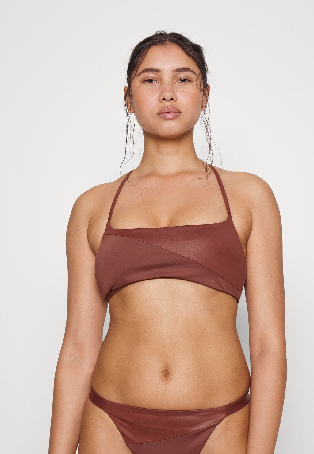 

Верх бикини БРАЛЕТТ Calvin Klein Swimwear, темный изюм