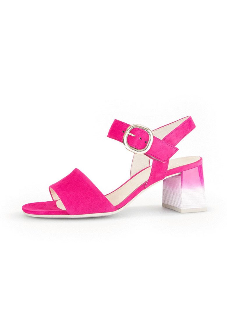 цена Босоножки на высоком каблуке Gabor, цвет pink (degrade)