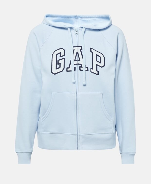 

Толстовка с капюшоном Gap, светло-синий