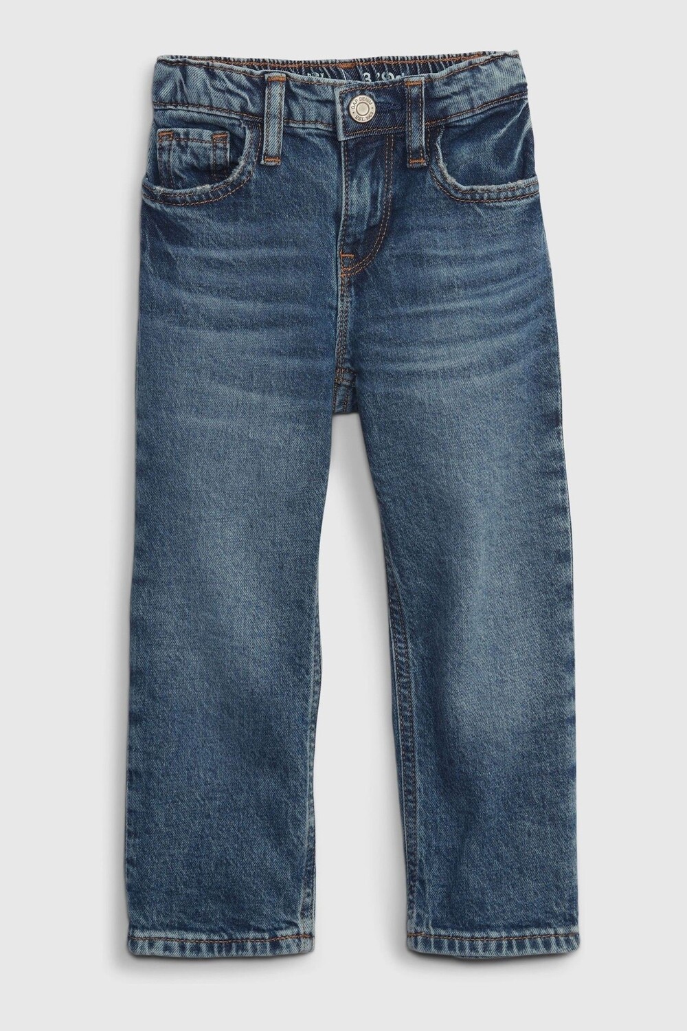 

Свободные джинсы в стиле 90-х из натурального хлопка Gap, синий